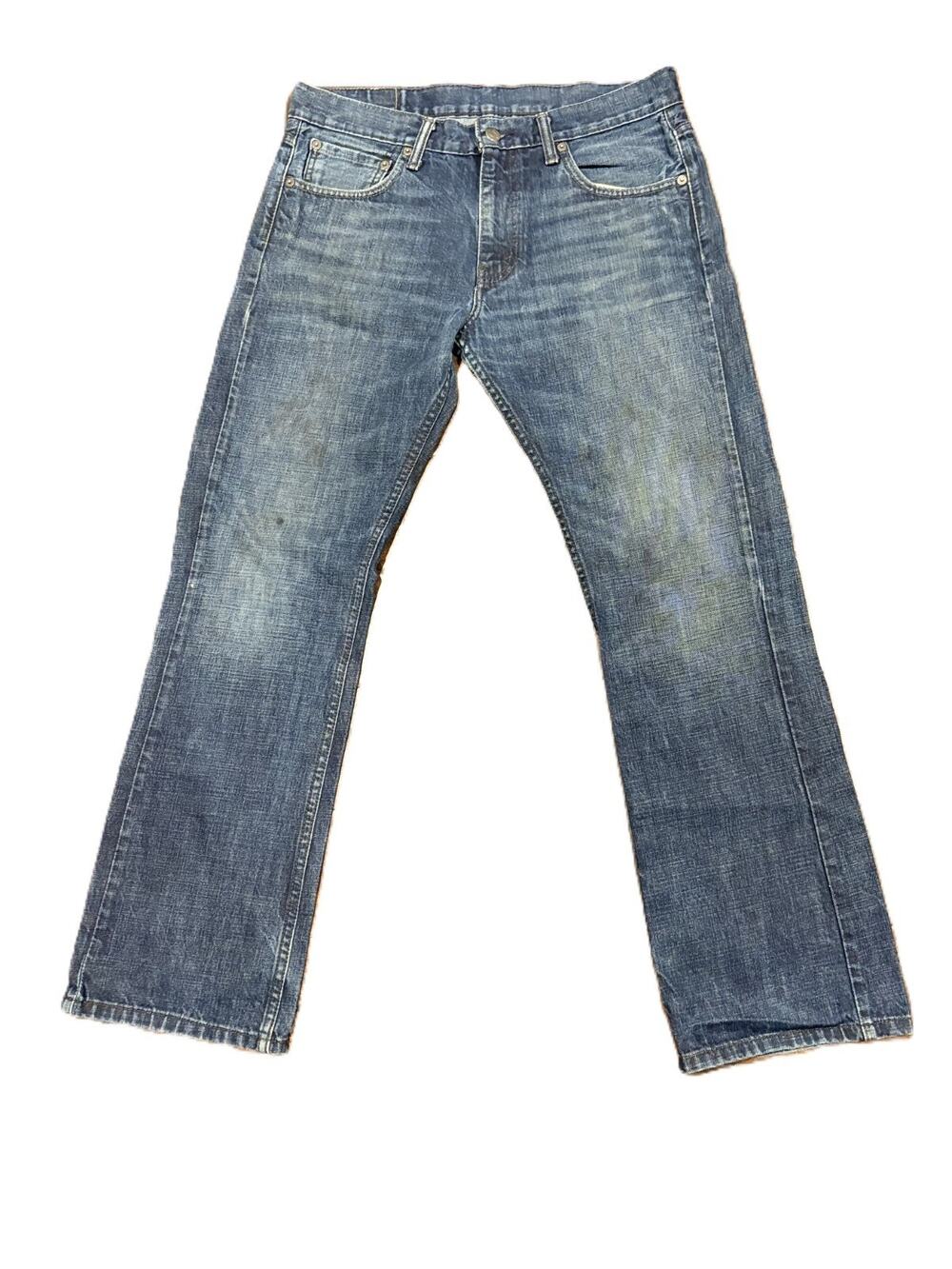 VTG Y2K Levi's 527 Straight Slim Bootcut Jeans 33x30 Indigo Blue 100% Cotton